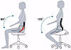 Стілець-сідло зі спинкою з 3-ма регулюючими механізмами, мод 854, фото 9