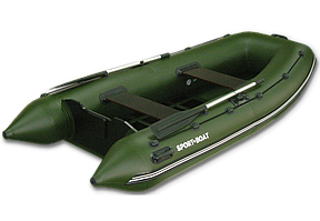Моторний човен з килевым днищем Альфа (310х145 см) слань-5