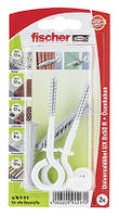 Fischer UX 8 x 50 OH N K - Універсальний дюбель з рим-болта, білий, 2 шт. 94629