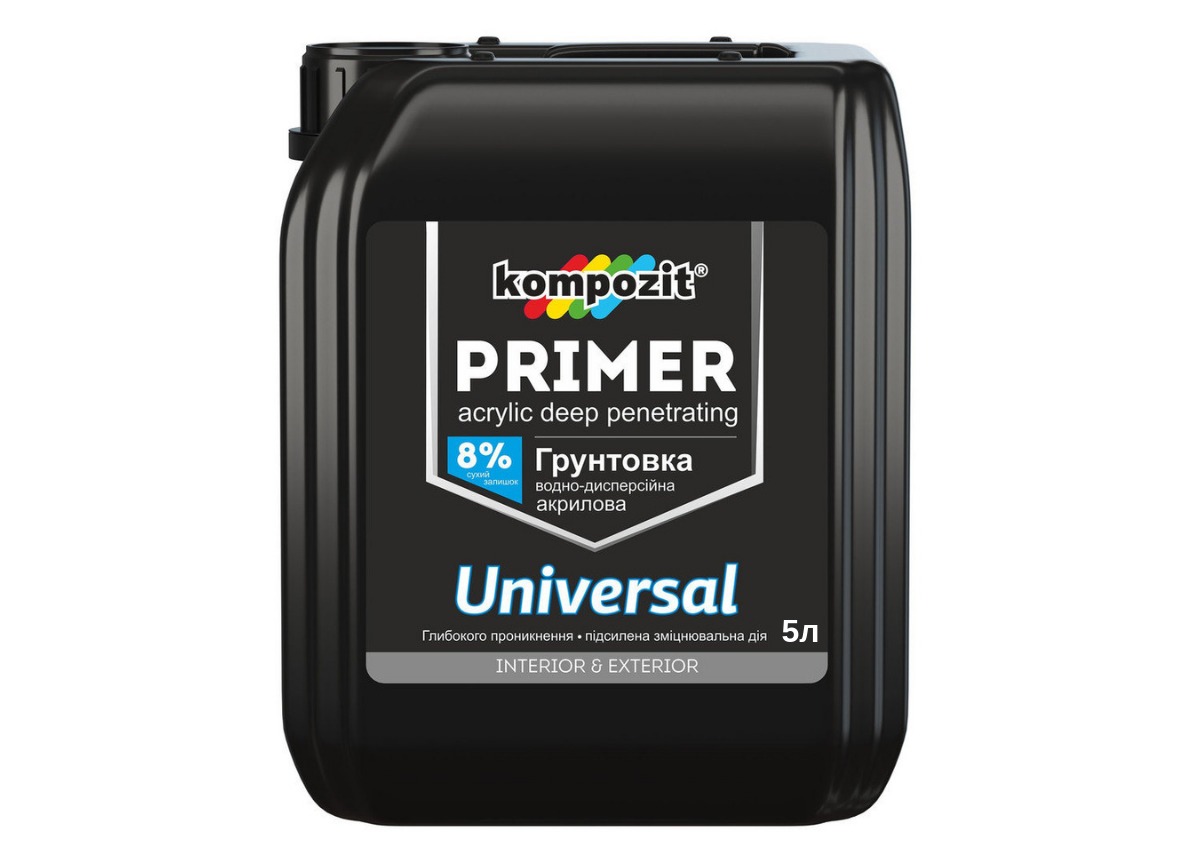 Акриловая грунтовка Kompozit Universal 5л, фото 1