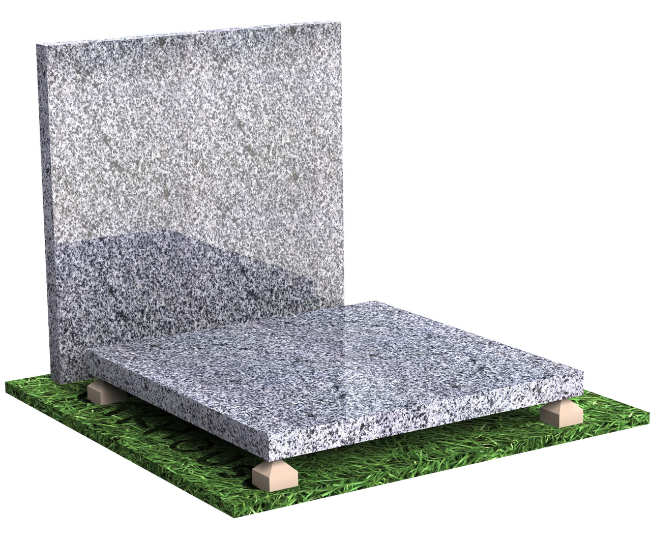 Полірована плитка з Покостівського граніту 600×300×20 – сірого кольору, фото 1