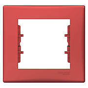 Рамка одномісна червона Sedna Schneider Electric SDN5800141