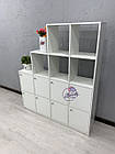 Пристінний стелаж із ячейками, перегородка в кімнату, фото 2