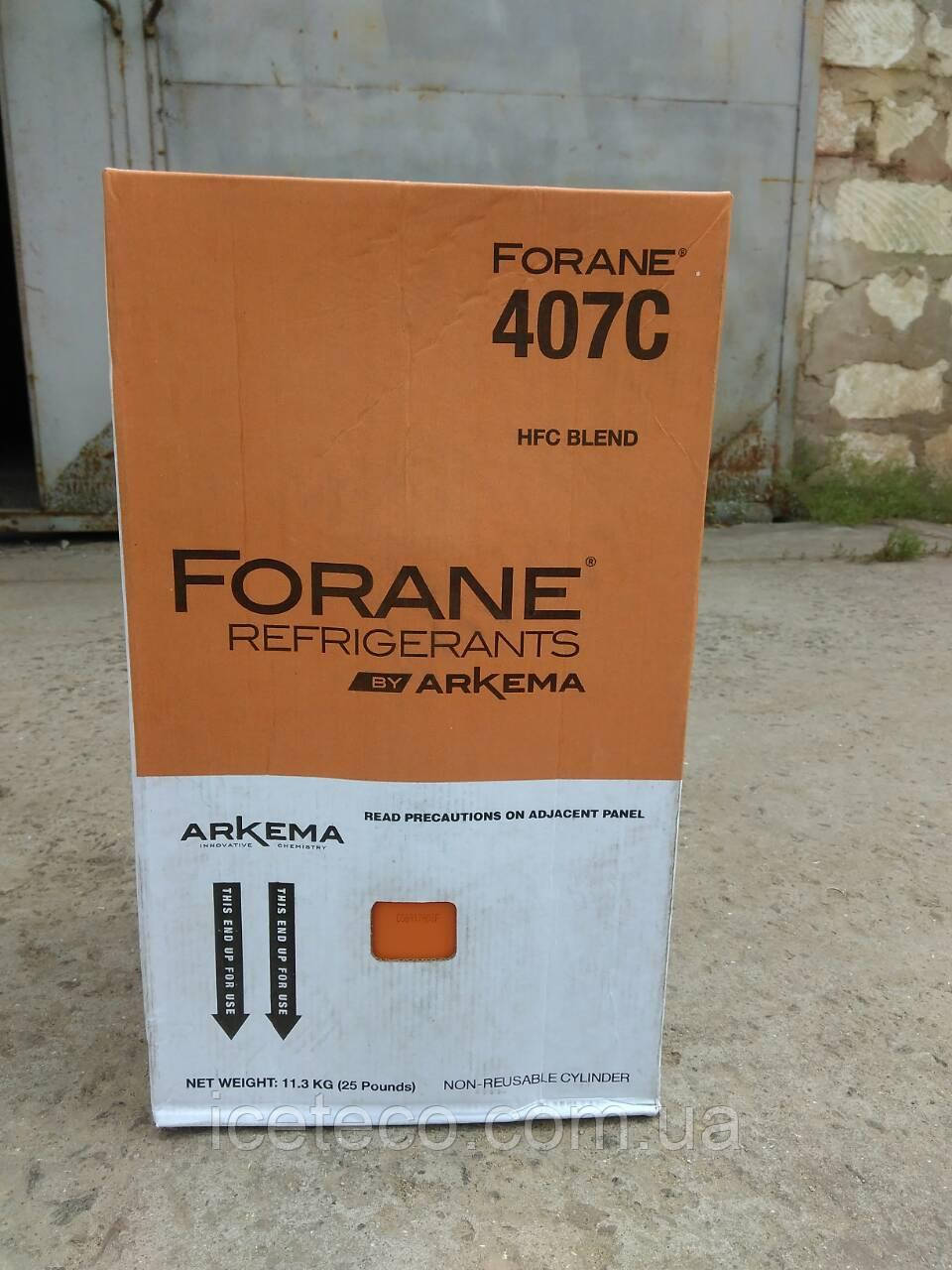 Фреон (Хладон) Forane® R407c (баллон 11,3кг) - фото 3 - id-p866904338