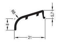 Профиль защитный на створку ALURON APS 20