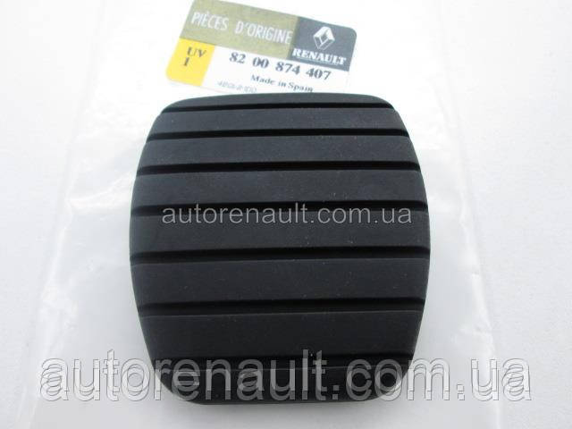 Накладка педалі гальма (L=62mm) на Рено Майстер III 10-> Renault (оригінал) 8200874407