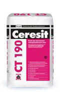 Клеюча суміш Ceresit CT 190 Pro для МВ армована мікроволокнами (Зима)