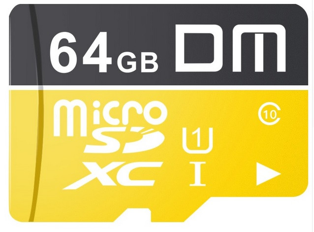 Карта пам'яті DM 64 GB microSDXC Class 10 DM64GTF - U1