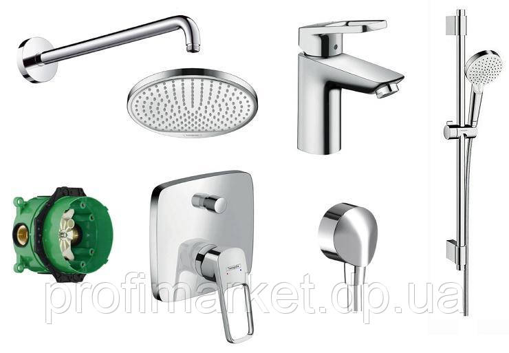 Набір для душу вбудований Hansgrohe Logis Loop