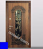 Двері вхідні з полімер плитою з куванням, фото 2