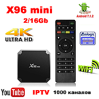 Смарт приставка  Android TV Box X96 mini S905W ( 2Гб/16Гб ) Android 7.1.2