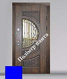 Двері вхідні з полімер плитою з ковзкою, фото 9