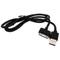 Дата кабель Apple 30-Pin to USB Walker 110 (iPhone 4, iPad 2) Black