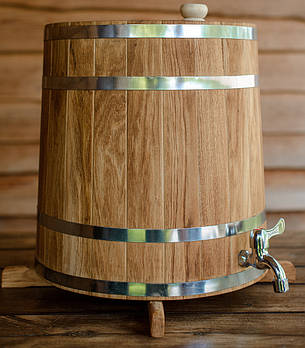Бочка (збан) дубовий для напоїв 60 літрів (вертикальний) mebelime
