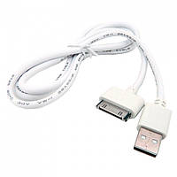 Дата кабель Apple 30-Pin to USB Walker 110 (iPhone 4, iPad 2) White