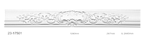 Карниз потолочный гладкий Classic Home 23-17501, лепной декор из полиуретана