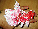 Гарна вишивка "Золота рибка" червона від студії LadyStyle.Biz, фото 4