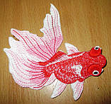Гарна вишивка "Золота рибка" червона від студії LadyStyle.Biz, фото 6