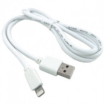 Дата кабель Lightning to USB Walker 110 White