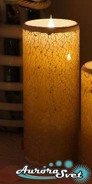Світлодіодні свічки набір 3 шт. Світловий декор. Світлодіодні світильники від Aurorasvet.