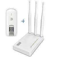 4G / 3G Комплект WiFi Роутер Netis MW5230 + модем Huawei E3276