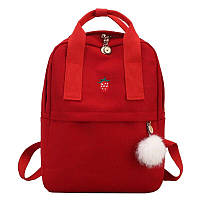 Рюкзак для девочки подростка красный Mochila (AV168)
