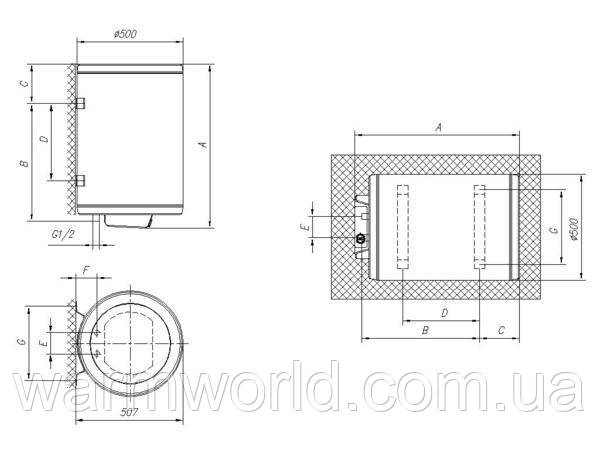 Схема підключення Gorenje GBU 50 C6