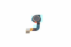 Шлейф для Nokia 7 Plus Dual Sim (TA-1046/TA-1055), з сканером відбитка пальця, чорного кольору