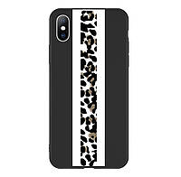 Защитный чехол "Safari" для смартфона Apple iPhone черный, леопардовый