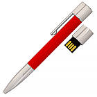 USB Флеш накопичувач РУЧКА 4ГБ ЧЕРВОНИЙ (під нанесення) 1133-4-4GB | Юсб флешка, фото 3