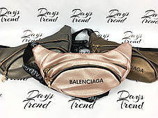 Модні поясні сумки бананки з написом Balenciaga, фото 4