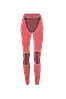 Комплект жіночої спортивної термобілизни з вовни альпаки XS Червоний Haster, фото 4