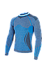 Комплект чоловічої спортивної термобілизни з вовни альпаки Haster S/M Синій, фото 2