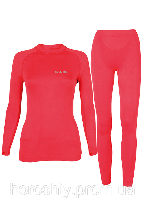 Комплект жіночої спортивної термобілизни XS Червоний Haster ProClima