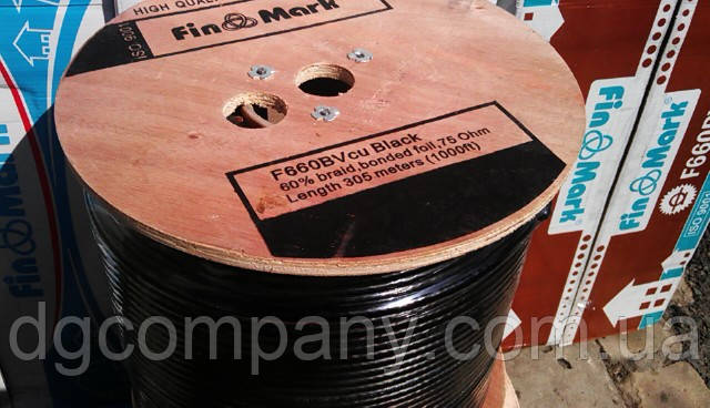 ТВ кабель Finmark F660BVcu, мідний, 305м