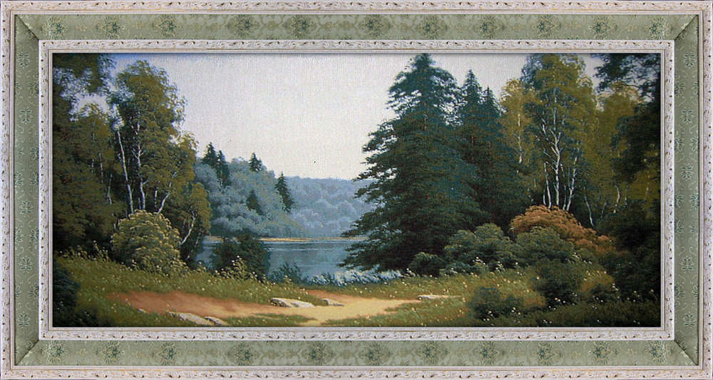 Пейзаж гобеленова картина Російський ліс 70х140