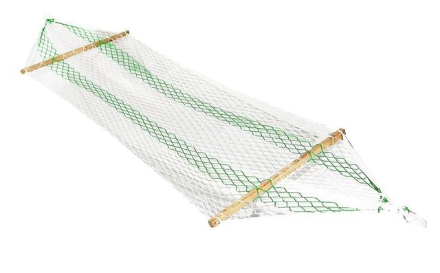 Гамак A1001 cетка из полипропилену 320x80 бело-зеленый