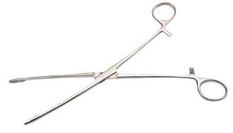 Корнцанг зігнутий для дітей Maier. Довжина 22,8 см