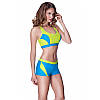 Жіночий роздільний купальник Спортивний 40 Жовто-блакитний Aqua Speed, фото 4