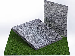 Фасадна плитка з Покостівського граніту 300×300×20 – сірого кольору