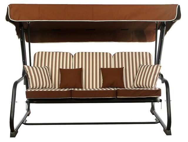 Диван-качели AURORA тексилк коричневый 2 Диван-качели AURORA тексилк коричневый 2