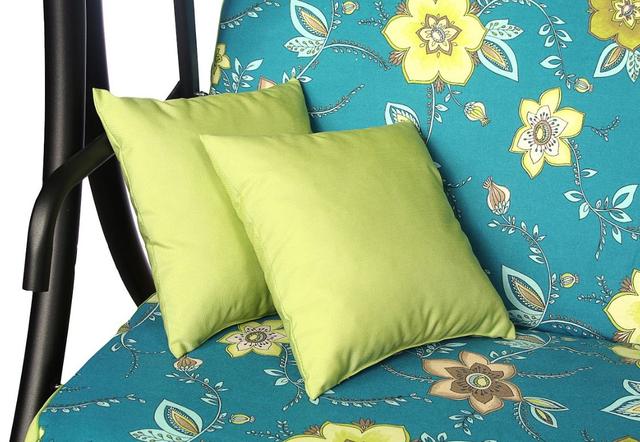 Диван-качели BALI (хлопок) крыша текстилен салатовый 3