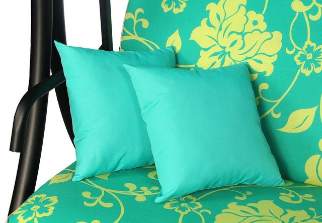 Диван-качели BALI (хлопок) крыша текстилен бирюзовый 4