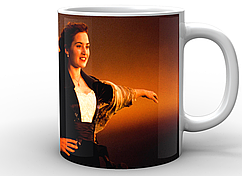 Кружка GeekLand біла Titanic Титанік джек та роуз TI.02.001