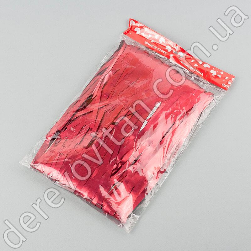 Шторка из фольги для фото-зоны, красная (сатин), 100×200 см - фото 2 - id-p980651998
