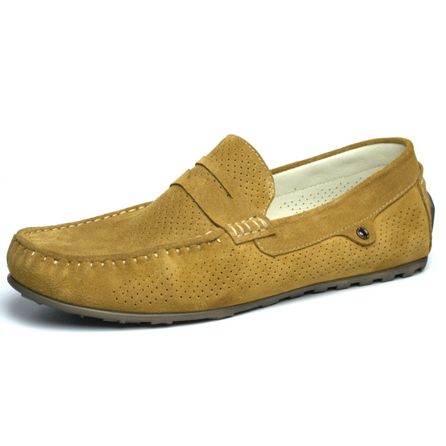 Літні мокасини замшеві оливкові з перфорацією чоловіче взуття Rosso Avangard ETHEREAL Classic Saffron Літні мокасини замшеві оливкові з перфорацією чоловіче взуття Rosso Avangard ETHEREAL Classic Saffron