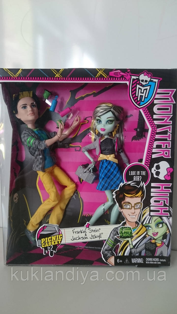 Набор кукол Monster High Френки Штейн и Джексон Джекилл - Picnic Casket - фото 4 - id-p74240218