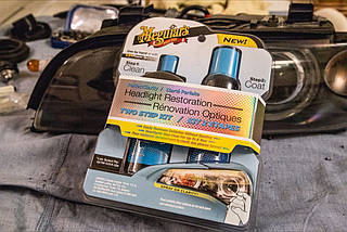 Набір для відновлення та захисту фар - Meguiar's Perfect Clarity Headlight Restoration 2-Step Kit (G2000), фото 3