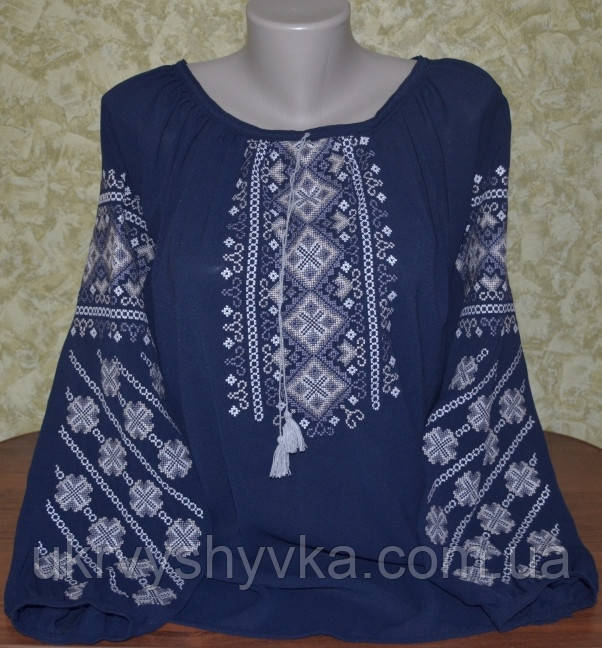 Сорочка вишиванка "Асоль" синя
