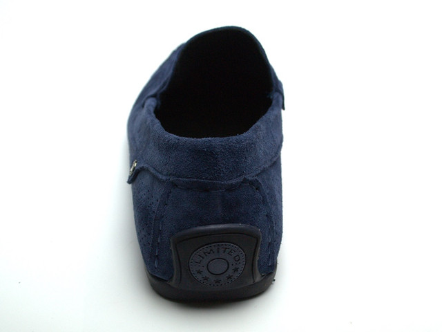 Літні мокасини сині замшеві з перфорацією чоловіче взуття Rosso Avangard ETHEREAL Cross Sapphire